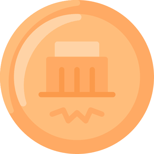 Coin money business and finance old icon Coin money business and finance old icon