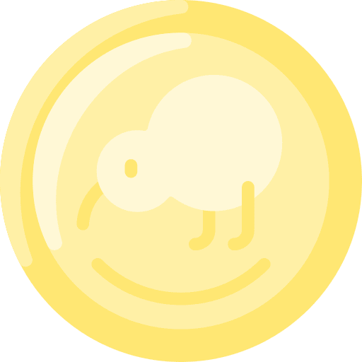 Coin oceania currency business and finance icon