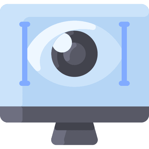 Computer ui view focus icon