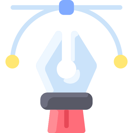 Pen tool graphic design art and design graphic tool icon