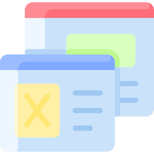 Browser layout seo and web web page icon Browser layout seo and web web page icon
