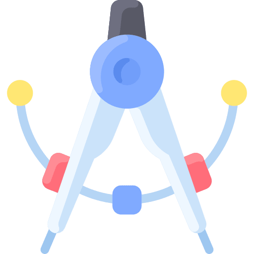 Compass school material geometry education icon Compass school material geometry education icon