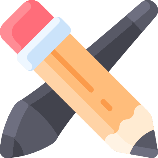 Pencil pencil art and design art icon Pencil pencil art and design art icon
