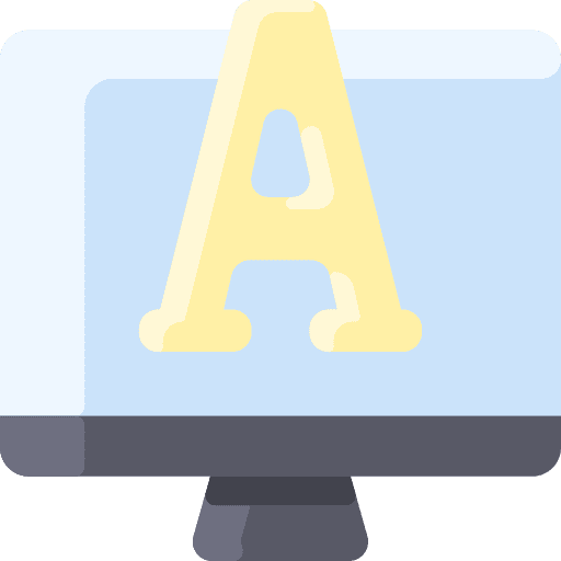 Computer edit tools ui typography icon Computer edit tools ui typography icon