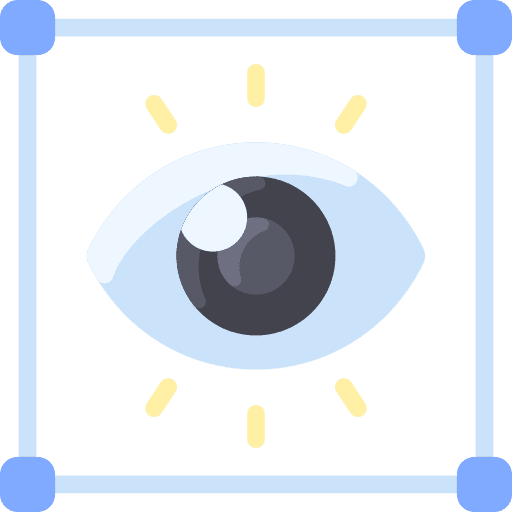 Focus look target view icon Focus look target view icon