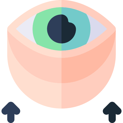 Blepharoplasty eye bags surgery healthcare and medical icon Blepharoplasty eye bags surgery healthcare and medical icon
