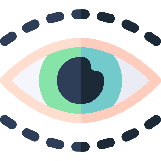 Eye eyelid beauty correction icon