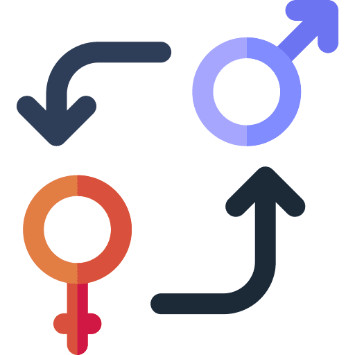 Sex change shapes and symbols sex change female icon Sex change shapes and symbols sex change female icon