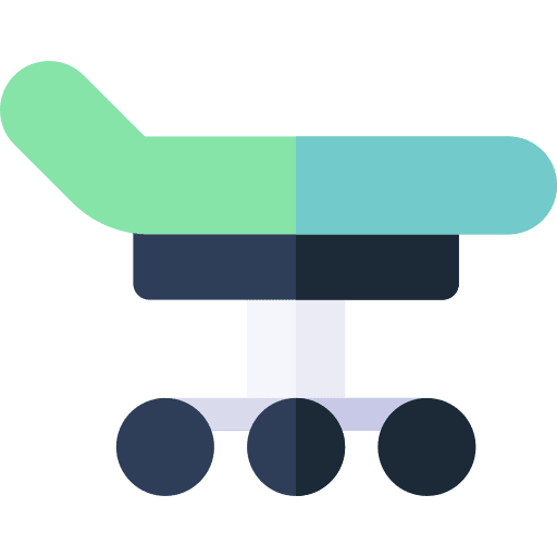 Stretcher hospital bed healthcare and medical stretcher icon Stretcher hospital bed healthcare and medical stretcher icon