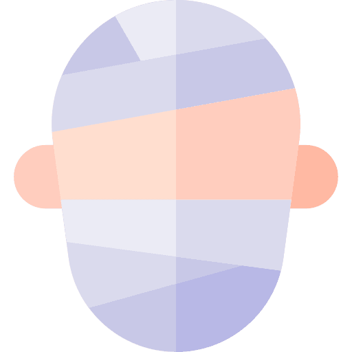Bandage face surgery bandage icon Bandage face surgery bandage icon