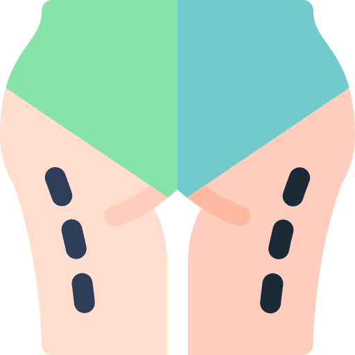 Hips reduction aesthetic thighs icon Hips reduction aesthetic thighs icon