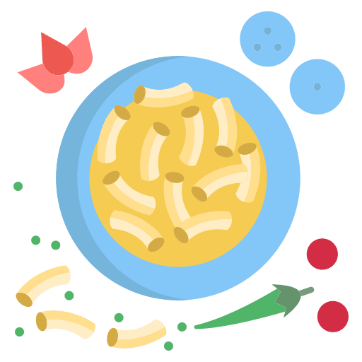 Pasta dish italian food pasta icon