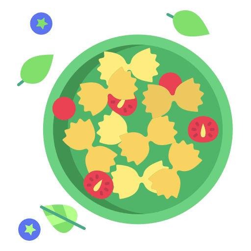 Pasta pasta dish nutrition icon