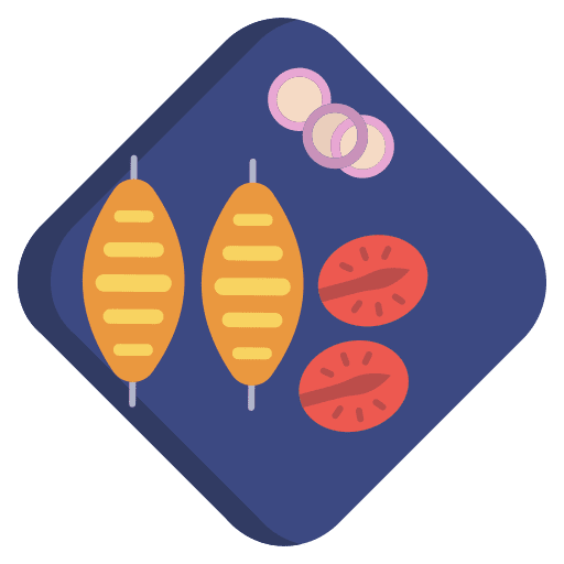 Chicken food and restaurant dish minced meat icon Chicken food and restaurant dish minced meat icon