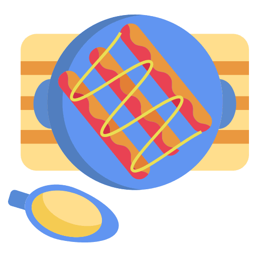 Sausages junk food sauce sausages icon Sausages junk food sauce sausages icon