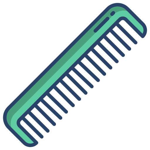 Hair brush hair styling hairdresser barbershop icon
