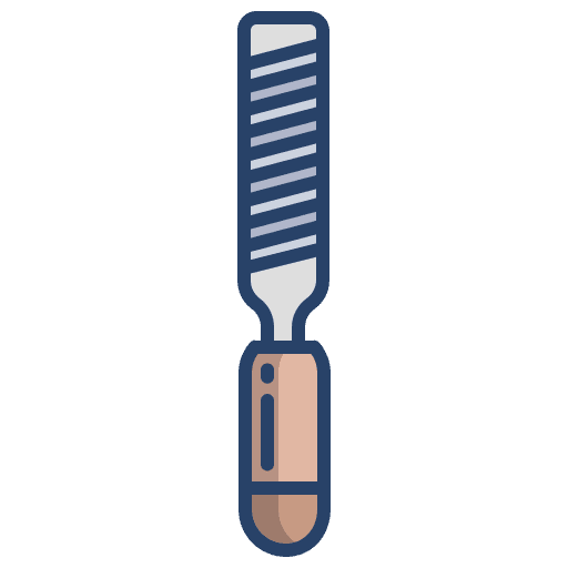Nail file tool grooming nail file icon