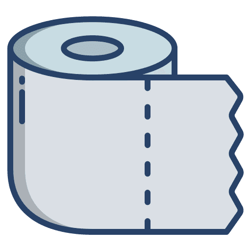 Paper roll cleaning hygiene miscellaneous icon