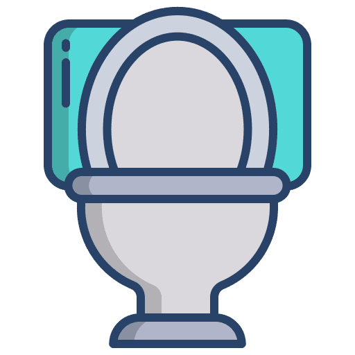 Toilet sanitary commode hygiene icon
