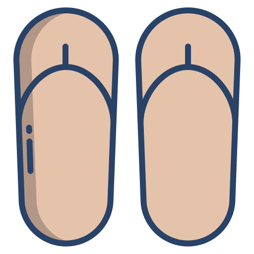 Flip flops slippers fashion summertime icon Flip flops slippers fashion summertime icon