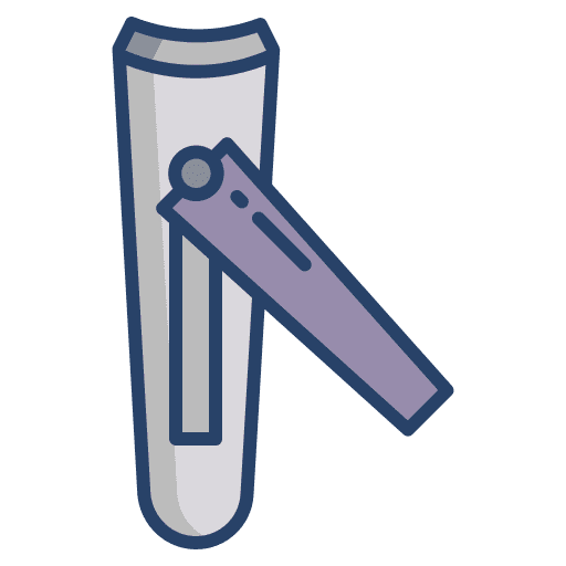Nail clipper tool personal care hygiene icon Nail clipper tool personal care hygiene icon