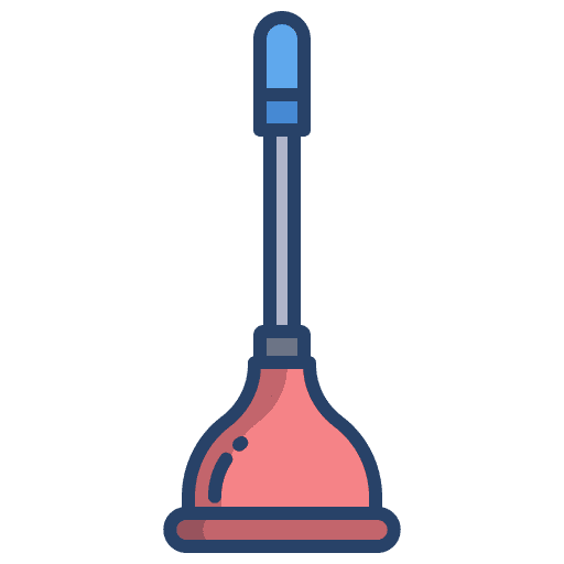 Plunger construction and tools plunger tool icon Plunger construction and tools plunger tool icon