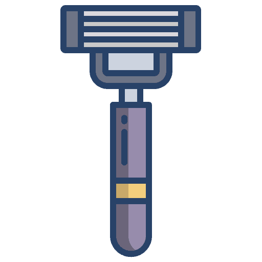 Razor shaving razor hair removal icon Razor shaving razor hair removal icon