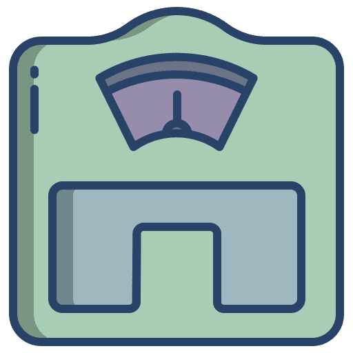 Weighing scale wellness healthcare body scale icon Weighing scale wellness healthcare body scale icon