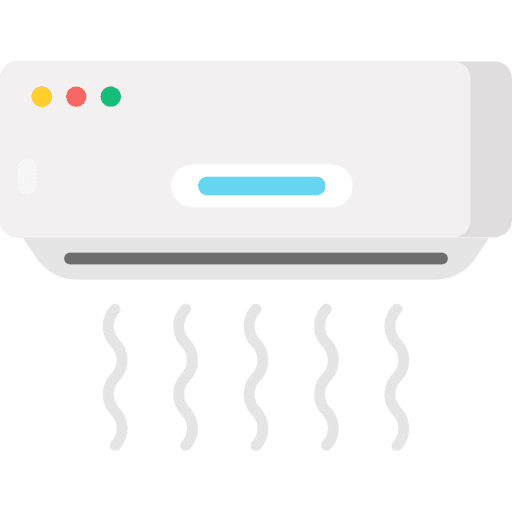 Air conditioner refreshing air conditioner electronics icon