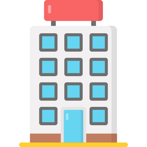 Hotel motel holidays accomodation icon Hotel motel holidays accomodation icon