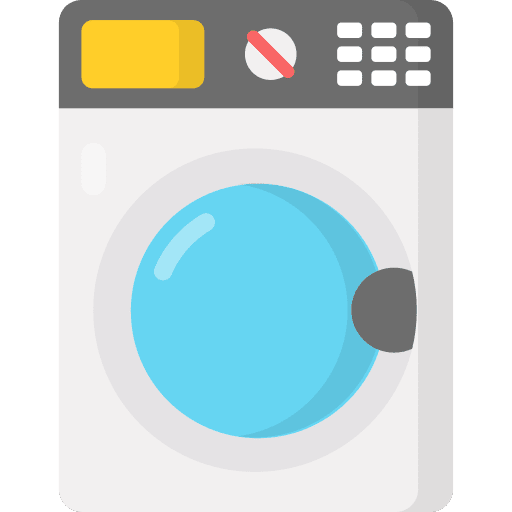 Laundry service washing clothes washing machine housekeeping icon