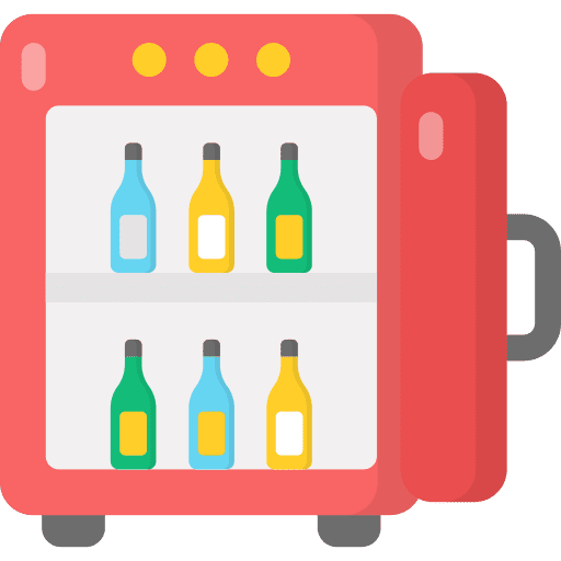 Minibar minibar fridge food and restaurant icon