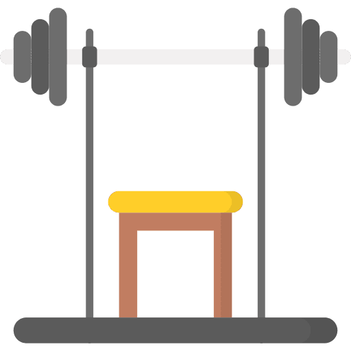 Gym workout weightlifting fitness icon Gym workout weightlifting fitness icon