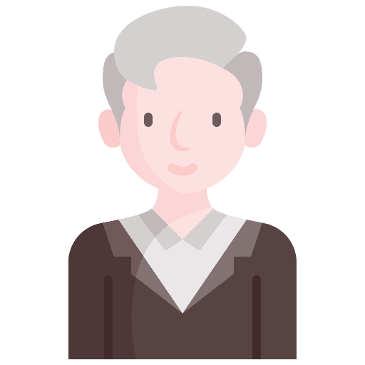 Man elder old age people icon