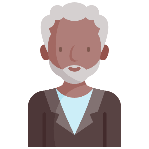 Man user person old age icon