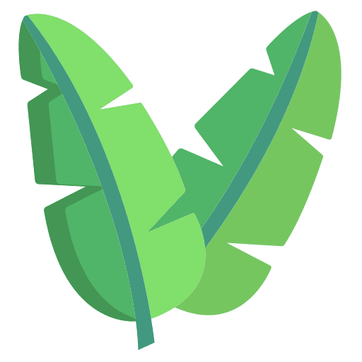 Leaf leaf tree banana icon