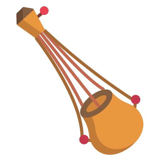 Ektara orchestra music and multimedia string instrument icon Ektara orchestra music and multimedia string instrument icon