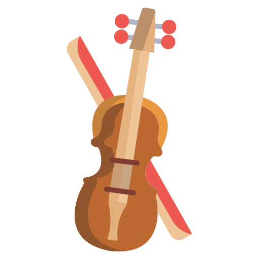 Violin music string instrument musical instrument icon Violin music string instrument musical instrument icon