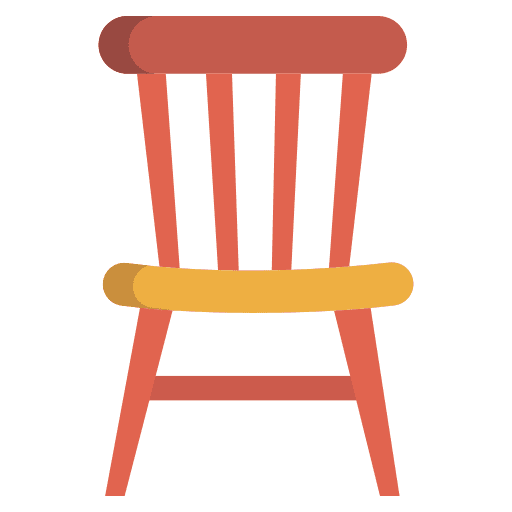 Chair seat decor home furniture icon