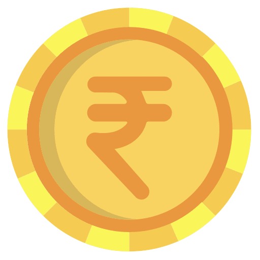 Rupee cash india money icon Rupee cash india money icon