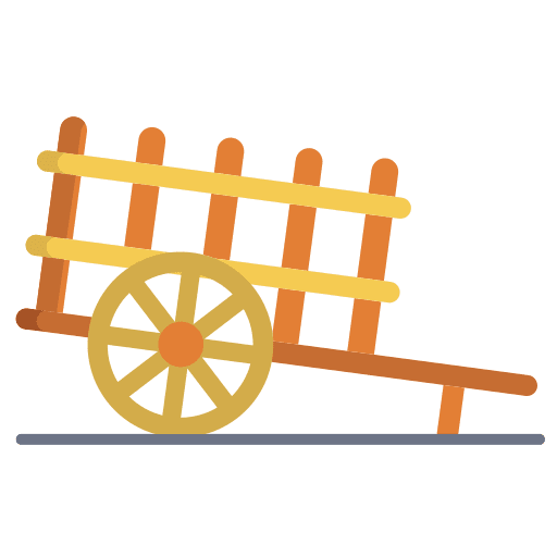 Transport agriculture transport cart icon Transport agriculture transport cart icon