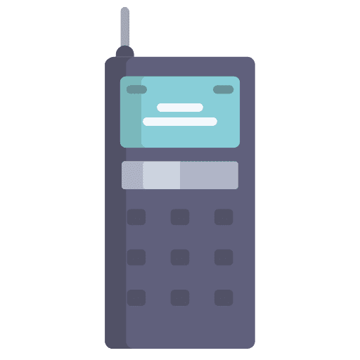 Mobile phone antenna vintage communications icon Mobile phone antenna vintage communications icon