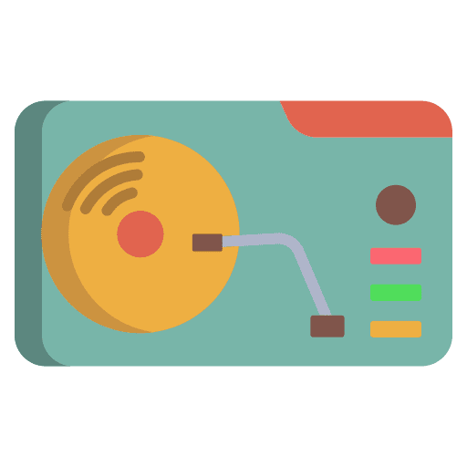 Music record vinyl record music record turntable icon Music record vinyl record music record turntable icon