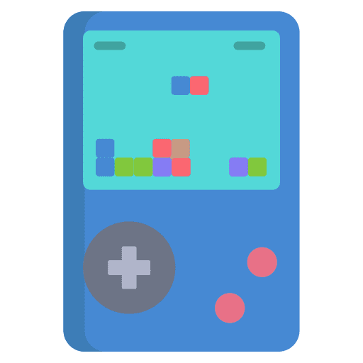 Video game technology portable video game icon Video game technology portable video game icon
