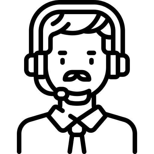 Call center agent technical support user contact center icon Call center agent technical support user contact center icon
