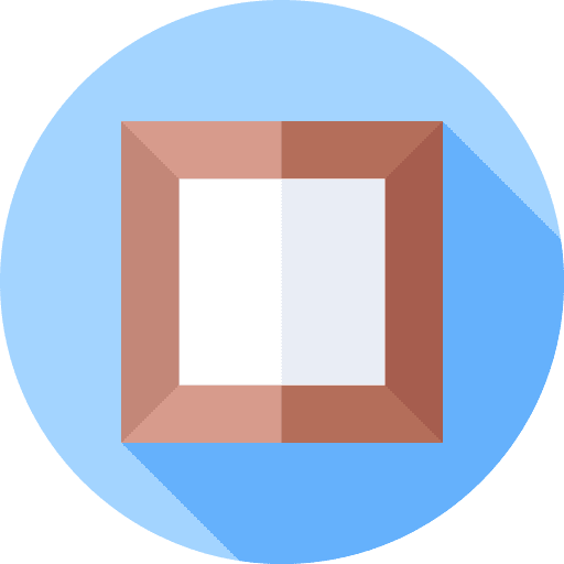 Frame decoration mirror frame icon Frame decoration mirror frame icon
