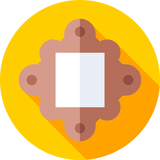 Frame decoration furniture and household ornament icon Frame decoration furniture and household ornament icon
