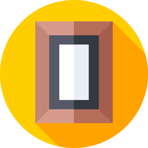 Frame decoration ornament mirror icon Frame decoration ornament mirror icon