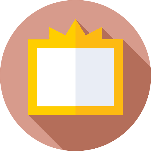 Frame furniture and household mirror decoration icon Frame furniture and household mirror decoration icon