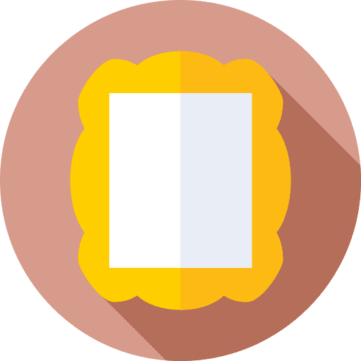 Frame ornament furniture and household mirror icon Frame ornament furniture and household mirror icon
